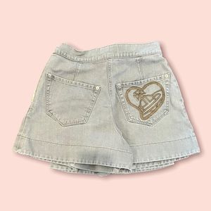 Vivienne Westwood Orb Denim Mini Skort 